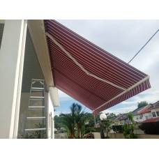 2 ARMS MOTORIZED RETRACTABLE AWNING